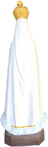 Miniatura 3 de Virgen De Fatima - Figura religiosa de 36.0 in, estatua de Nuestra Señora de Fátima