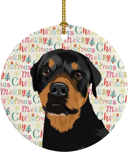 Miniatura 75 de Caroline's Treasures Bulldog Francés Azul de Navidad Adorno de Cerámica Decoraciones Colgantes para Árbol de Navidad para Hogar Navidad, Festividad