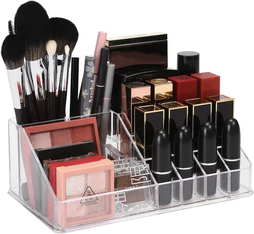 Miniatura 12 de Sea Team - Organizador de maquillaje transparente con cajones, estuche de exhibición de cosméticos de plástico acrílico, caja de almacenamiento
