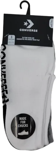 Miniatura 4 de Converse - Calcetines de punto plano para mujer (3 unidades)