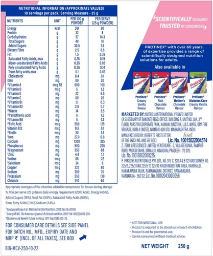 Miniatura 4 de Protinex Mama - 8.82 oz (vainilla)