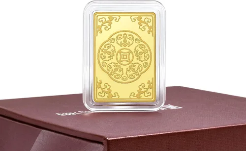 Miniatura 3 de Chow Sang Sang 999.9 24K Solid Gold Price-by-Weight Gold Koi Fish Ingot for Women and Men