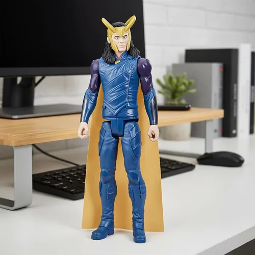 Miniatura 6 de Marvel Avengers Titan Hero Series Figura de acción coleccionable de Loki de 12 pulgadas, juguete para edades de 4 años en adelante