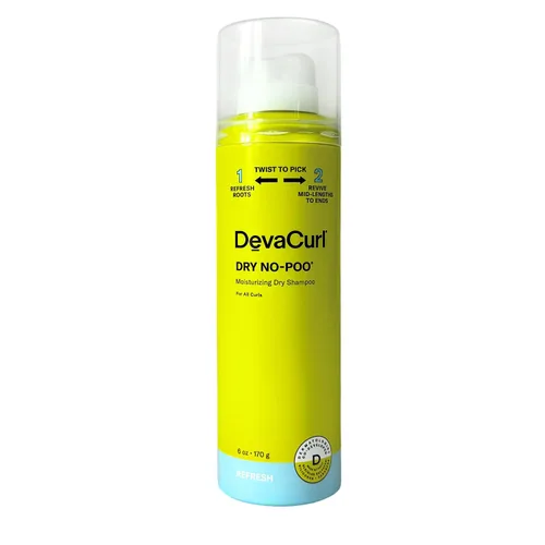 DevaCurl Champú seco hidratante Dry No-Poo | Fórmula no seca | Acabado invisible | Para todo tipo de cabello rizado