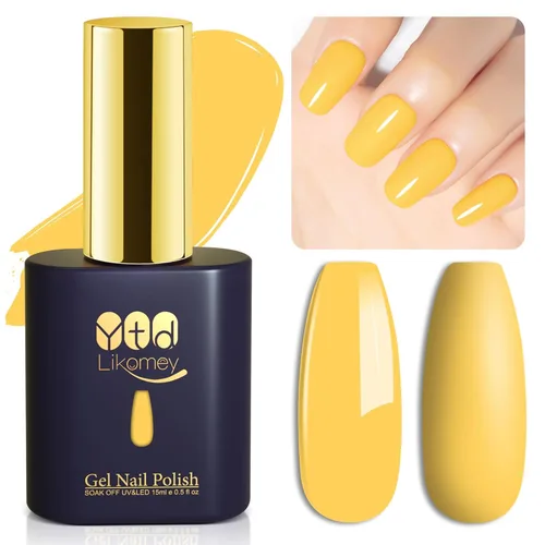 Miniatura 46 de YTD Likomey Esmalte de uñas de gel blanco, 0.5 onzas líquidas, manicura y pedicura para manicura y pedicura de verano, esmalte de color UV, 0.5