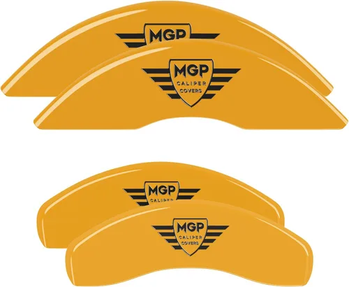 Miniatura 6 de MGP Cubiertas para Calibrador de Freno Compatibles con Chevrolet Silverado, Tahoe, Suburban 2019-2025 - Acabado de Pintura Electrostática Roja, Rojo
