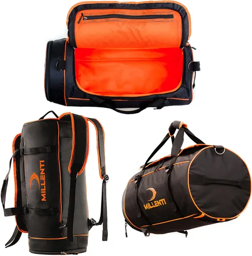 Miniatura 2 de Millenti Bolsa deportiva para mujeres y hombres, mochila de viaje de fin de semana, bolsa de gimnasio de 40 l con compartimento para zapatos, bolsa
