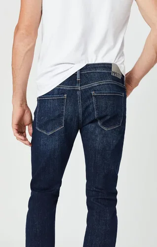 Miniatura 38 de Mavi Jake - Jeans para hombre, tiro regular, pierna ajustada