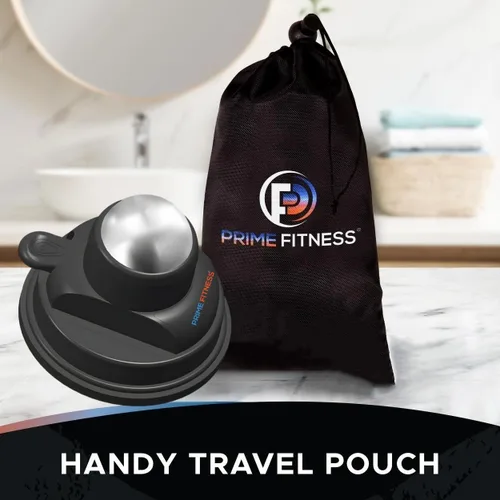 Miniatura 4 de PRIME Fitness Bola de masaje montada en la pared Terapia de frío Masajeador de espalda Cryo Stick Alivia el dolor muscular (masajeador 360)
