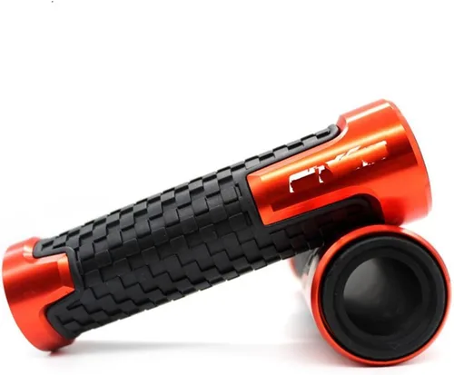 Handle Bar Grips 7/8'' 22mm Motorcycle CNC Aluminum Handle Ends Grips Bar Hand for S&uzu-ki for Gixxer 150sf 250sf 155 Hand Grips (Color : 1)