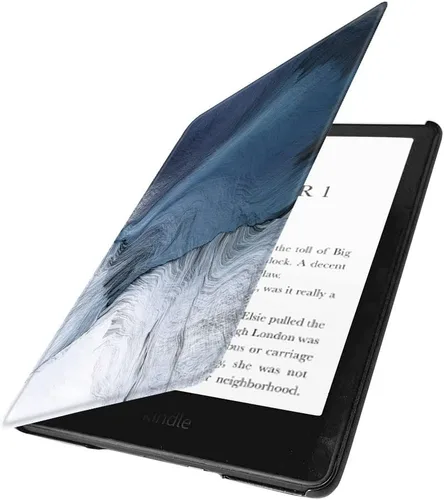 Miniatura 9 de Funda para Kindle Paperwhite5 de 6.8" 2021 con correa de mano - Funda de cuero para Kindle Paperwhite de 11ª generación (pintura abstracta)