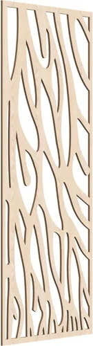 Miniatura 98 de 9 3/8"W x 24 3/8"H x 1/4"T Bristol Decorativos Paneles de Pared de Madera Calado, Cereza