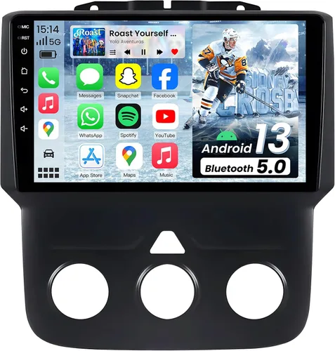 Miniatura 11 de 4 GB RAM+64 GB ROM Radio de coche para Dodge Ram 1500 2500 2013-2018: 1280 * 800 Pantalla táctil Car Stereo Upgrade Wireless CarPlay Android Auto