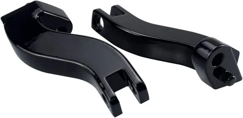 Miniatura 7 de Kit de Montaje de Reposapiés Trasero para Pasajero 10mm para Harley Touring Road King Road Glide Street Glide Electra Glide Modelos 1993-2025, Negro