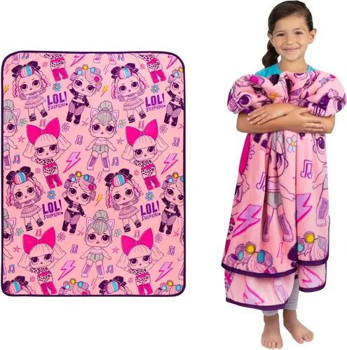 Franco - Manta de felpa supersuave para niños, 46 x 60 pulgadas, LOL Surprise, AT0508