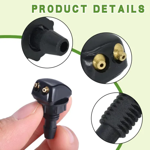 Miniatura 4 de 2 boquillas de limpiaparabrisas delantero, boquilla rociadora universal para limpiaparabrisas delantero, boquillas de repuesto para Ford Honda