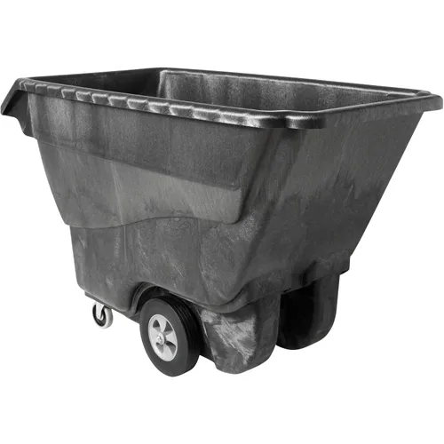 Miniatura 12 de Rubbermaid – Caja de HDPE carro con volante, Negro, 38 pulgadas Altura, 64 1/2 pulgadas longitud x 30 1/4 pulgadas ancho, Negro, 1