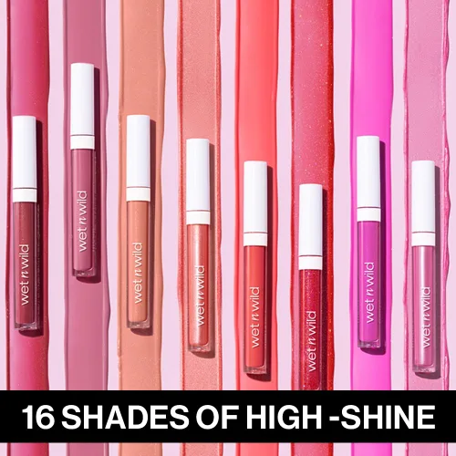 Miniatura 3 de Wet n Wild MegaSlicks Brillo labial, ultrabrillante, enriquecido con vitamina E, ultrabrillo de alto brillo hidratante, sin crueldad y vegano - My