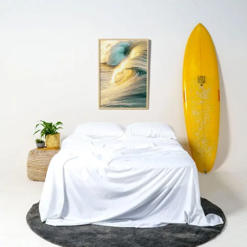 Miniatura 13 de THE LAD COLLECTIVE Juego de ropa de cama 2.0 – Juego de sábanas y fundas de almohada de 4 piezas, mezcla de algodón personalizada, suave, cómodo