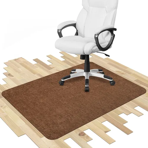 Miniatura 15 de Placoot Tapete para silla de escritorio para suelo de madera dura y azulejos 55"x35" Tapete para silla de oficina para sillas rodantes Grande