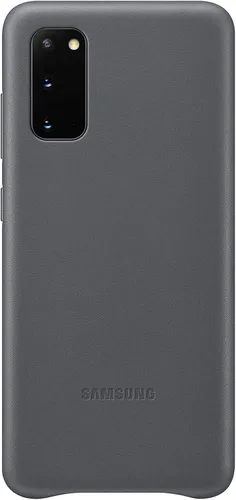 Miniatura 3 de Samsung Funda para Galaxy S20, cubierta trasera de cuero, color negro (versión de EE. UU. con garantía) (EF-VG980LBEGUS)