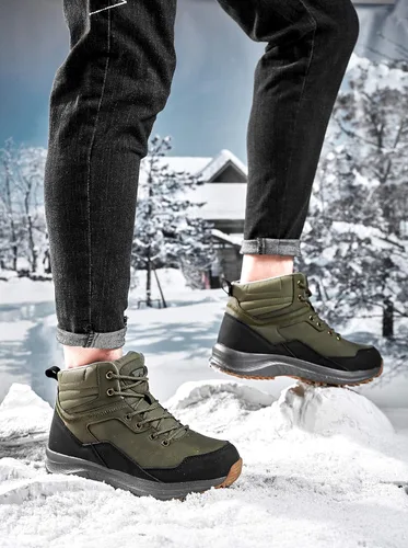 Miniatura 7 de UPSOLO Mens Waterproof Winter Boots