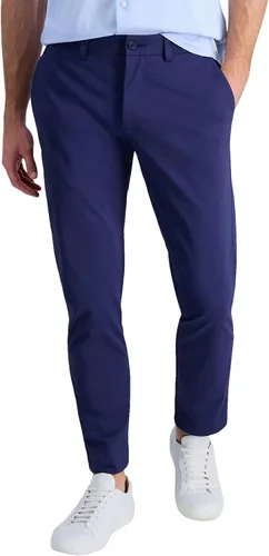 Miniatura 8 de Haggar Pantalón deportivo para hombre, de viaje, rendimiento, ajuste recto, frente plano, elástico, casual