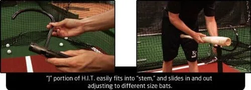 Miniatura 5 de Insider Bat - Manos interiores Entrenador de béisbol Softbol Entrenador de bateo Ayuda de entrenamiento Accesorio de camiseta de bateo - Fabricado