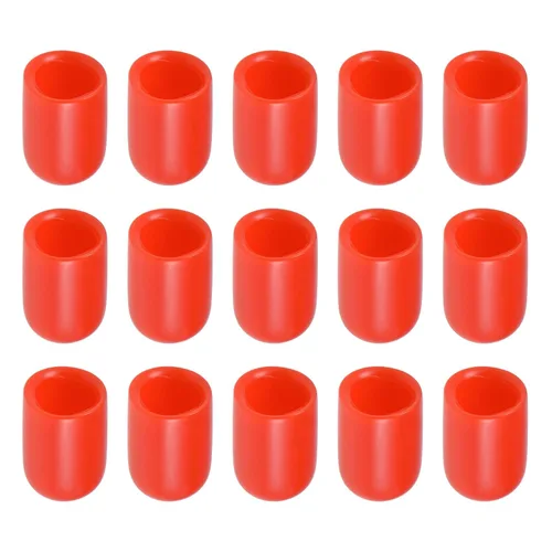 Miniatura 15 de Tapa protectora de rosca de tornillo, tapas de goma [para tornillo, perno] - 1/2" ID/negro/50pcs