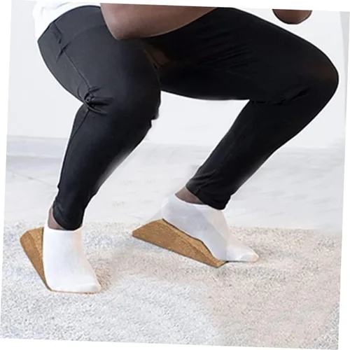 Miniatura 2 de Bloque de cuña para yoga, corcho, pantorrilla, antideslizante, rampa de fitness, prevención de lesiones, ejercicio de pierna inferior, tabla