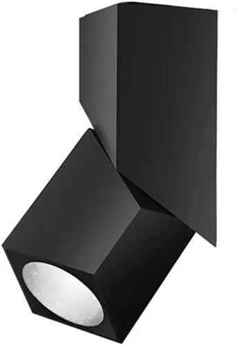 Miniatura 9 de Foco de techo LED para interiores, lámpara de pared ajustable de 360°, focos artísticos de bricolaje, luz blanca fría de 12 W, luz blanca fría