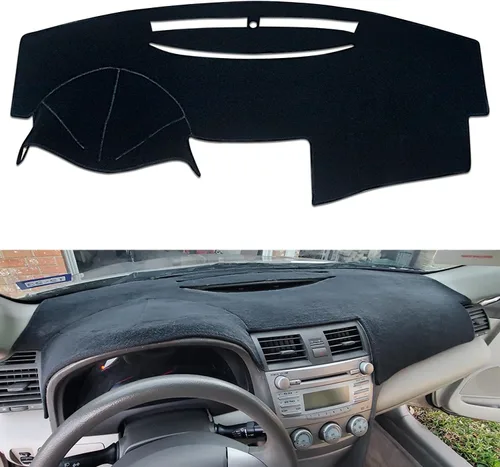 Miniatura 11 de Cubierta de tablero para accesorios Camry 2007 2008 2009 2010 2011 ajuste personalizado para tablero (beige)