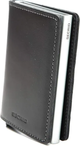 Miniatura 2 de Secrid - Cartera delgada de piel auténtica vintage RFID para tarjetas de hasta 12 tarjetas (chocolate) (chocolate)