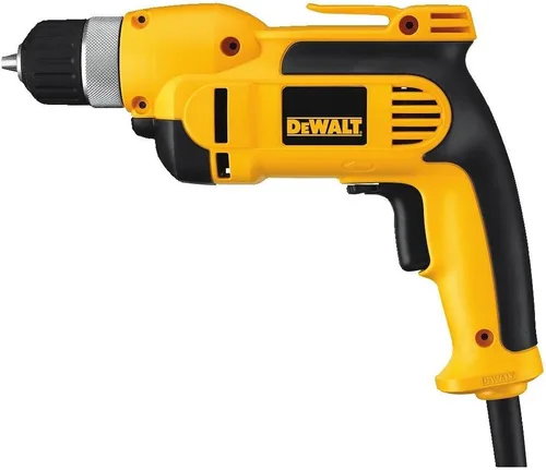 Miniatura 2 de Dewalt DWD110KR - Empuñadura de pistola de velocidad variable de 7 amperios, 0 a 2500 RPM, kit de taladro con cable de 3/8 pulgadas con mandril sin
