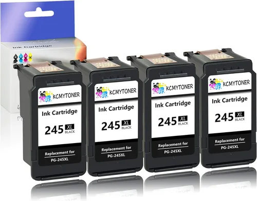 245XL 245 XL Remanufactured Ink Cartridge Replacement for Canon PG-245XL Compatible with TR4520 MX490 MX492 MG3022 TS3122 TS3320 TS3322 MG2522