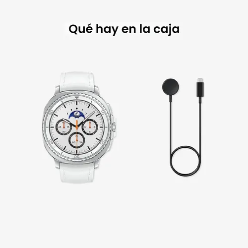 Miniatura 11 de Samsung Galaxy Watch 8 Classic (2025) - Reloj inteligente Bluetooth de 46 mm, diseño de cojín, bisel giratorio, botón rápido, entrenador de dormir