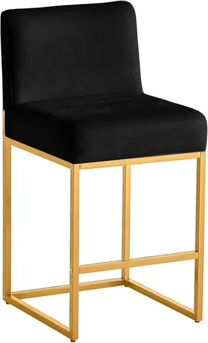 Miniatura 47 de Taburetes de bar de altura de mostrador, taburetes de bar de 26 pulgadas, 1 juego, taburetes de cocina modernos de cuero sintético con respaldos