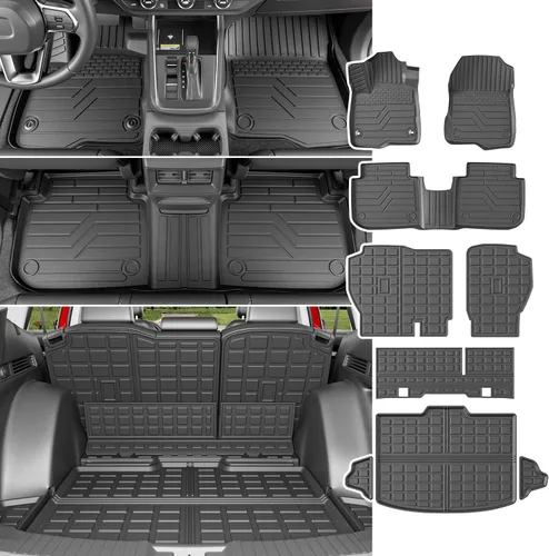 Miniatura 11 de Alfombrilla de maletero powoq Compatible con Honda CRV 2017-2022, alfombrilla de carga para todo clima, reemplazo para accesorios Honda CRV