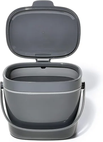 Miniatura 10 de OXO Good Grips - Contenedor de compost fácil de limpiar, carbón (1,75 galones)