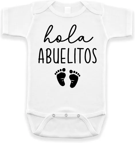 Miniatura 7 de ¡Hola, Abuelitos! Anuncio de Embarazo Bodysuit Infantil para Abuelos Regalo para Abuelo y Abuela