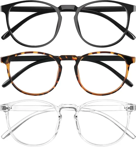 Miniatura 9 de Gafas de luz azul para mujeres y hombres, antifatiga ocular, gafas de bloqueo de luz azul, gafas ligeras retro