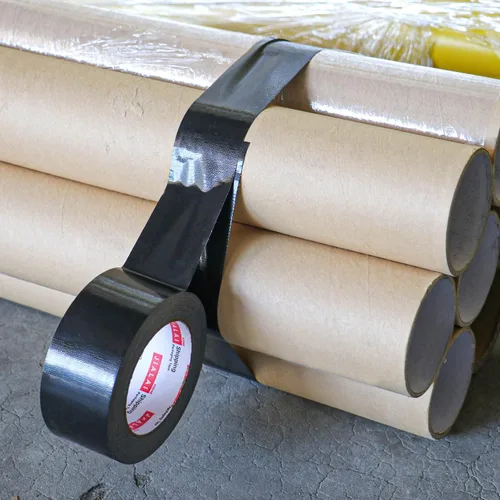 Miniatura 8 de JIALAI HOME Cinta adhesiva negra resistente, 2 pulgadas x 30 yardas, paquete de 5, 8.27 mil de grosor, fuerte, flexible, sin residuos, para todo