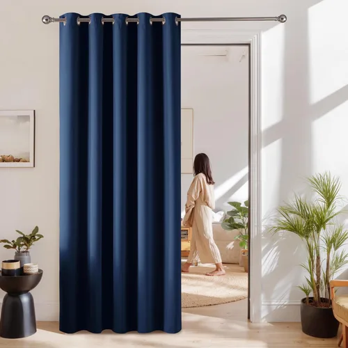 Miniatura 38 de RYB HOME - Cortinas opacas para patio - Cortinas con ojales sólidos, paneles de ventana grandes, eficiencia energética, cortinas de privacidad
