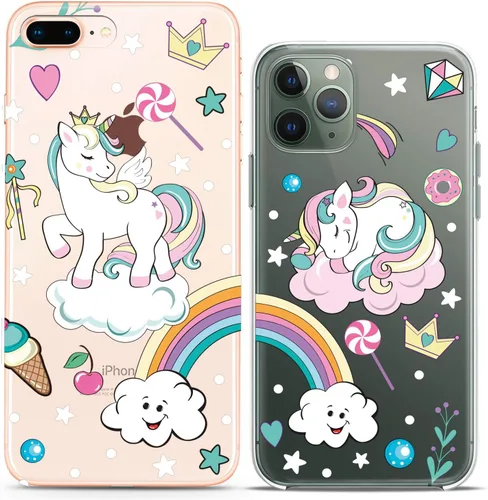 Miniatura 17 de Fundas a juego para parejas compatibles con iPhone 14 13 Pro Max 12 Mini 11 Xs 6s 8 Plus 7 Xr 10 SE 5 Clear Funny Pair Skeleton Cover Colorido