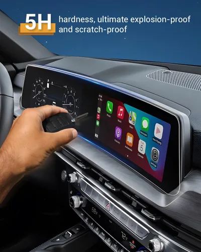 Miniatura 3 de YEE PIN Protector de pantalla Telluride 2025 para Kia Telluride LX/S/EX/SX/SX Prestige/X-Line/X-Pro Dual Panoramic 12.3 pulgadas 2025 23-24 Kia
