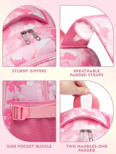 Miniatura 28 de BLUEFAIRY - Mochilas para niños y niñas, escuela primaria, jardín de niños