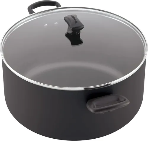 Miniatura 4 de Farberware - Olla de cocina antiadherente con tapa, 10.5 cuartos de galón - Negro
