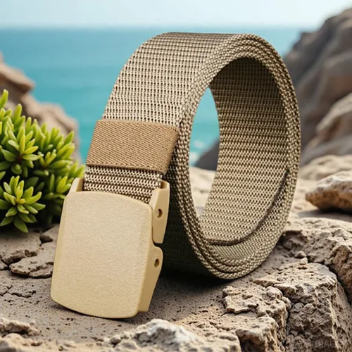 Miniatura 5 de Cinturón táctico para hombre, aparejador militar de senderismo de 1.5 pulgadas, correa de trabajo de nailon