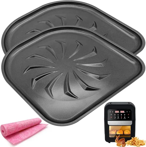 Miniatura 9 de Bandeja de goteo para freidora de aire PowerXL, 2 piezas de repuesto de bandeja de goteo para freidora de aire PowerXL Vortex 6QT 10QT Air Fryer Pro