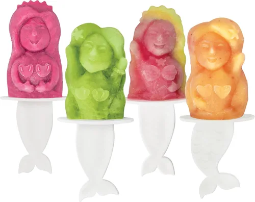 Miniatura 10 de Tovolo - Moldes para paletas heladas, motivo yeti, Dino, Blanco